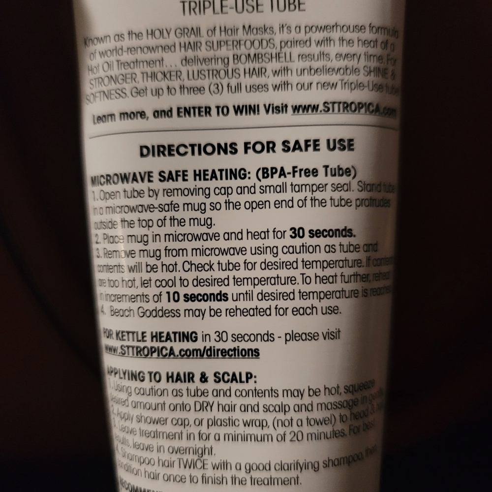 ST. TROPICA GODDESS HAIR OIL MASK! - Picture 6 of 7
